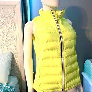 GapFit Women's Neon Yellow Puffer Vest